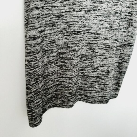 WILFRED Aritzia Lorelei w/ Pockets Soft Knit Tunic Dress Marled Dark Gray Sz XXS - Picture 12 of 13
